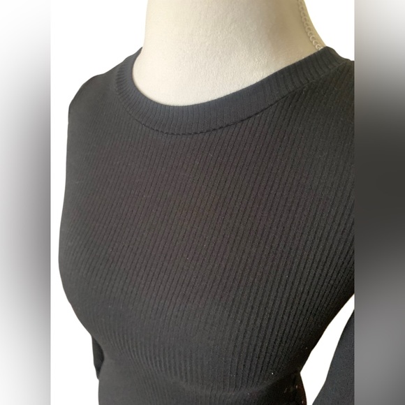 Rue 21 black ribbed knit dress - Picture 5 of 7